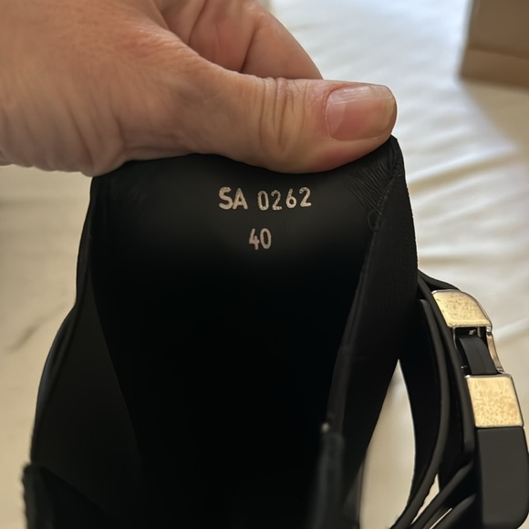 Black military leather boots - Picture 5 of 5